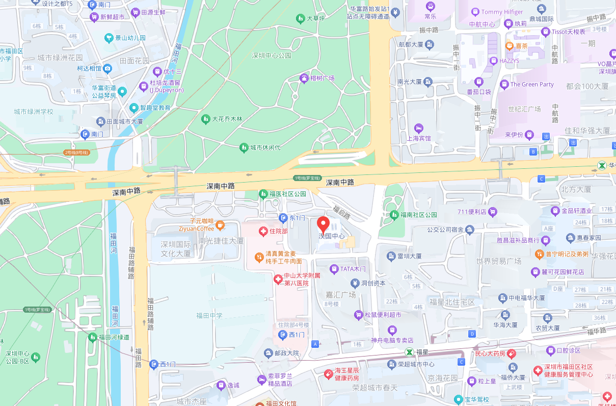 深圳市福田区深南中路3031号汉国中心1203